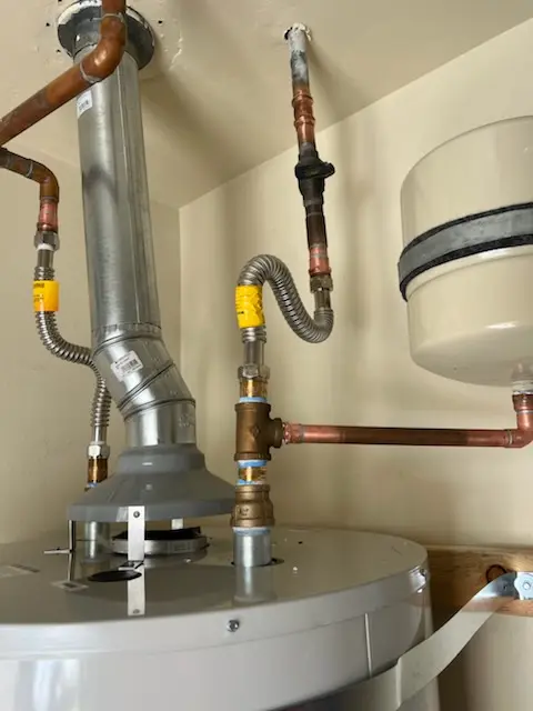 Water heater installation and plumbing repair in Stop 6